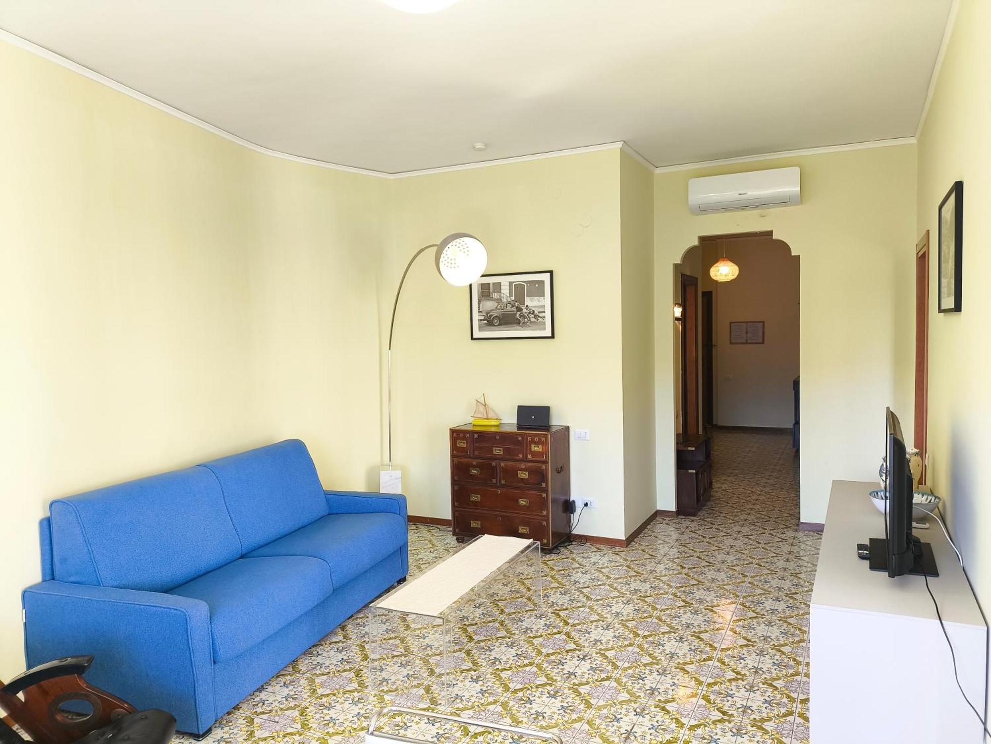 Casa Mar - Elegant Apartment With Pool And Panoramic Terrace In The Heart Of Sorrento Bagian luar foto